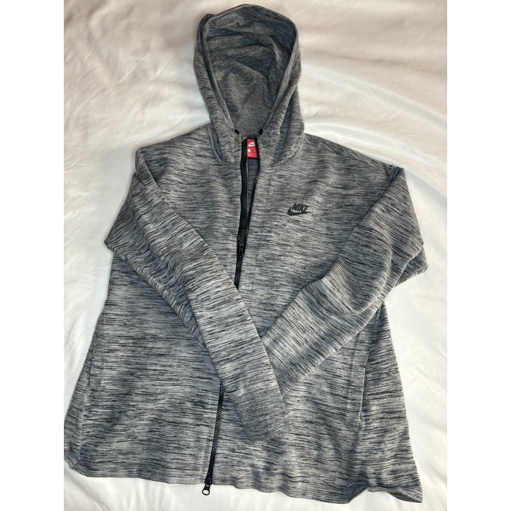 Nike Sportswear Tech Knit Jacket Adult Size Medium Navy Blue Obsidian Women's